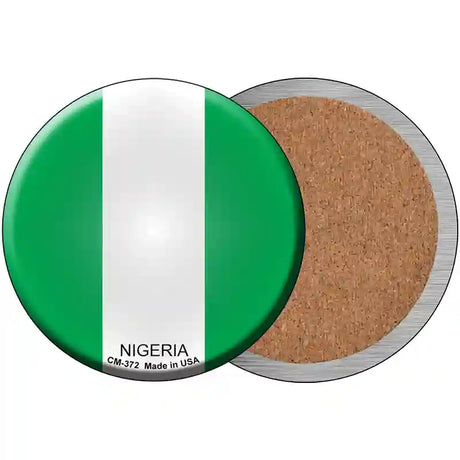 Nigeria Country Novelty Circle Coaster Set of 4