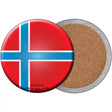 Norway Country Novelty Circle Coaster Set of 4