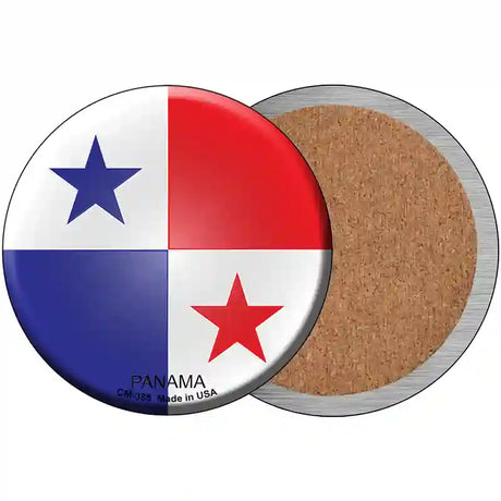 Panama Country Novelty Circle Coaster Set of 4