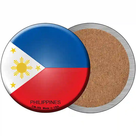 Philippines Country Novelty Circle Coaster Set of 4