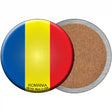 Romania Country Novelty Circle Coaster Set of 4