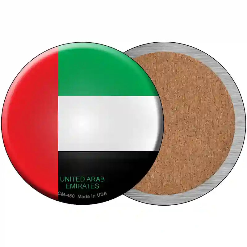 UN Arab Emirates Novelty Circle Coaster Set of 4