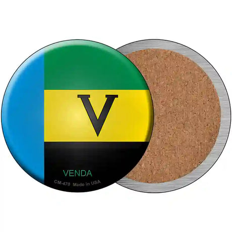 Venda Country Novelty Circle Coaster Set of 4