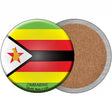 Zimbabwe Country Novelty Circle Coaster Set of 4