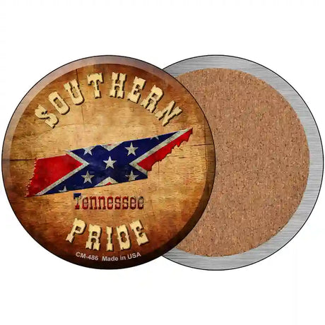 Southern Pride Tennessee Novelty Circle Coaster Set of 4