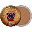 Southern Pride Arkansas Novelty Circle Coaster Set of 4