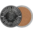 Americas Freedom Novelty Circle Coaster Set of 4