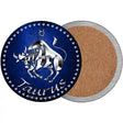 Taurus Novelty Circle Coaster Set of 4