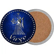 Virgo Novelty Circle Coaster Set of 4