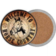 Horse Country Novelty Circle Coaster Set of 4