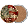 American Christian Novelty Circle Coaster Set of 4