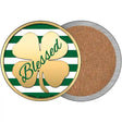 Blessed Novelty Circle Coaster Set of 4