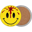 Bullet Smile Novelty Circle Coaster Set of 4