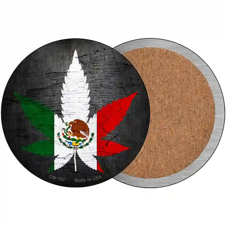 Mexican Pot Novelty Circle Coaster Set of 4