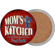 Moms Kitchen Novelty Circle Coaster Set of 4