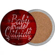 Baby Its Cold Outside Novelty Circle Coaster Set of 4