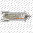 Americas Highway Novelty Arrow Sticker Decal