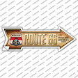 Route 66 Missouri Flag Novelty Arrow Sticker Decal Small