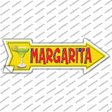 Margarita Novelty Arrow Sticker Decal Small