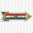 Missouri Novelty Arrow Sticker Decal Small