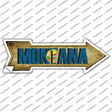 Montana Novelty Arrow Sticker Decal Small