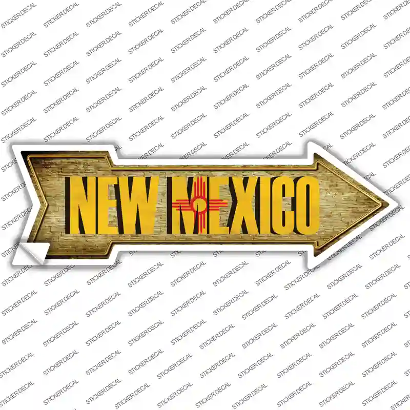 New Mexico Novelty Arrow Sticker Decal