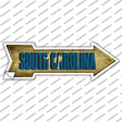 South Carolina Novelty Arrow Sticker Decal Small