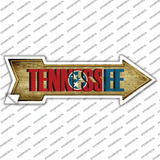 Tennessee Novelty Arrow Sticker Decal Small