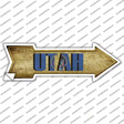 Utah Novelty Arrow Sticker Decal Small