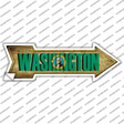 Washington Novelty Arrow Sticker Decal Small