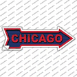 Chicago Novelty Arrow Sticker Decal Small