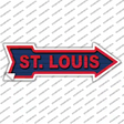 St Louis Novelty Arrow Sticker Decal Small