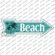 At The Beach Novelty Arrow Sticker Decal Small