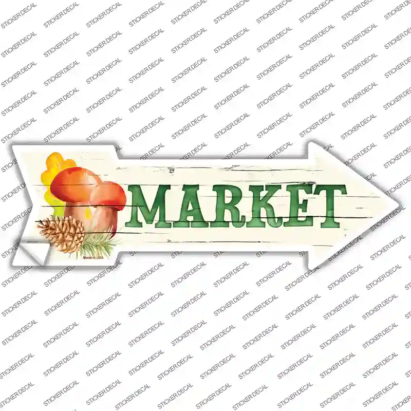 Market Novelty Arrow Sticker Decal Small