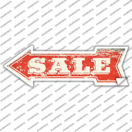 For Sale to the Left Novelty Arrow Sticker Decal