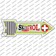 Ski Patrol First Aid Novelty Arrow Sticker Decal Small