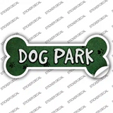 Dog Park Novelty Bone Sticker Decal Small