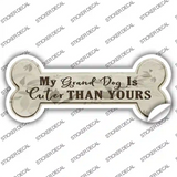 Dog Is Cuter Than Yours Novelty Bone Sticker Decal Small