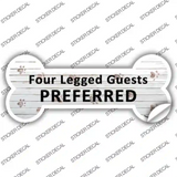 4 Legged Guests Preferred Novelty Bone Sticker Decal Small