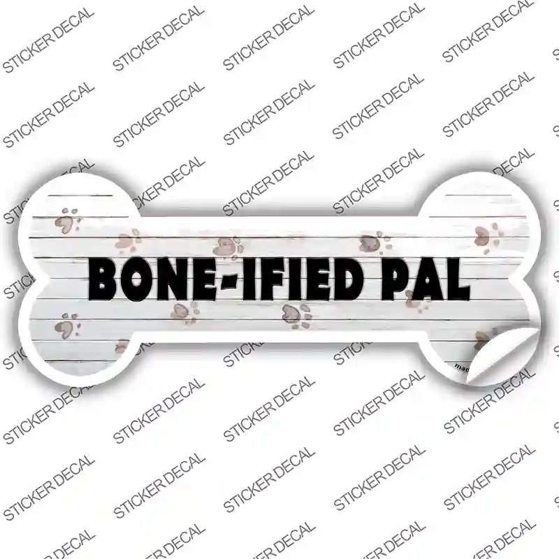 Boneified Pal Novelty Bone Sticker Decal Small