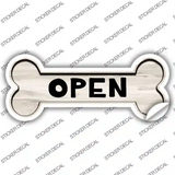 Open Novelty Bone Sticker Decal Small