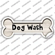 Dog Wash Novelty Bone Sticker Decal Small