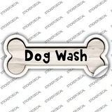 Dog Wash Novelty Bone Sticker Decal Small