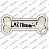 Lazybones Novelty Bone Sticker Decal Small
