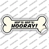 Hip Hip Hooray Novelty Bone Sticker Decal Small