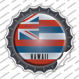 Hawaii State Flag Novelty Bottle Cap Sticker Decal Small