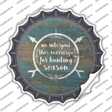 For Hunting Season Novelty Bottle Cap Sticker Decal