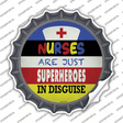 Nurses Are Superheroes In Disguise Novelty Bottle Cap Sticker Decal Small