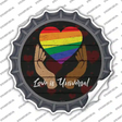 Love Is Universal Novelty Bottle Cap Sticker Decal Small