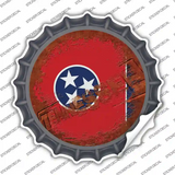 Tennessee Rusty Stamped Novelty Bottle Cap Sticker Decal Small